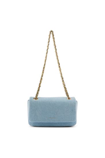 SEIDENFELT Umhängetasche denim in blue