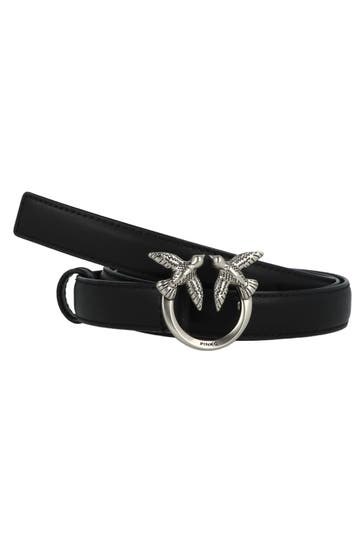 PINKO Gürtel nero-old silver