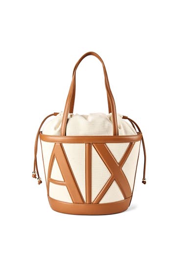 ARMANI EXCHANGE Shopper natur camel