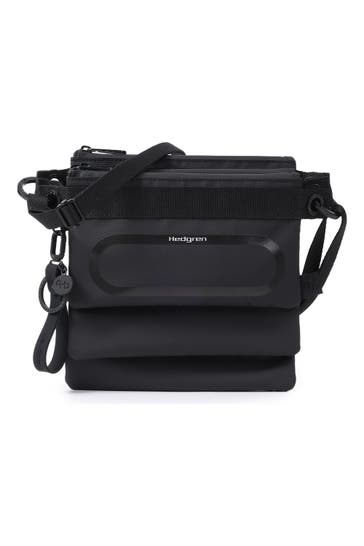 HEDGREN Umhängetasche coated black