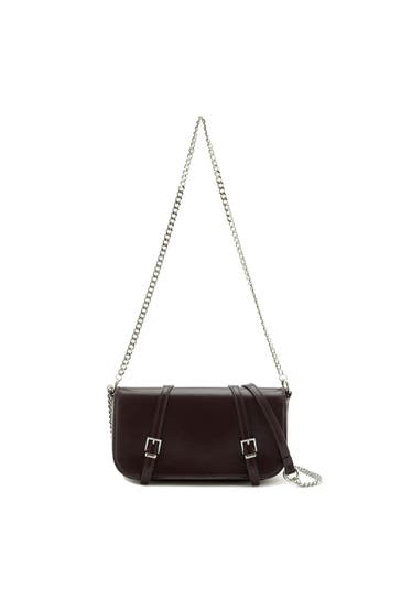 SEIDENFELT Umhängetasche dark chocolate