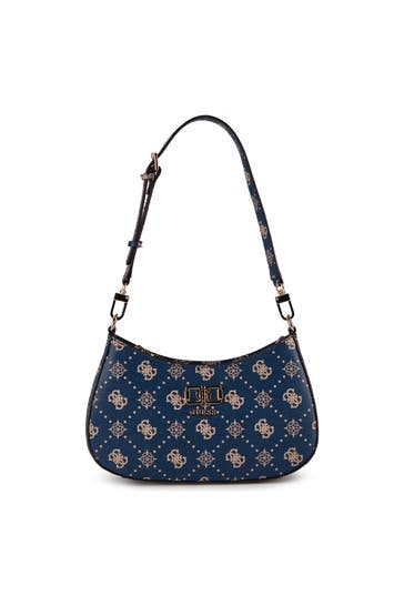 GUESS Handtasche navy logo