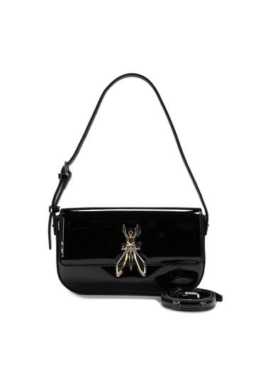 PATRIZIA PEPE Umhängetasche glossy black