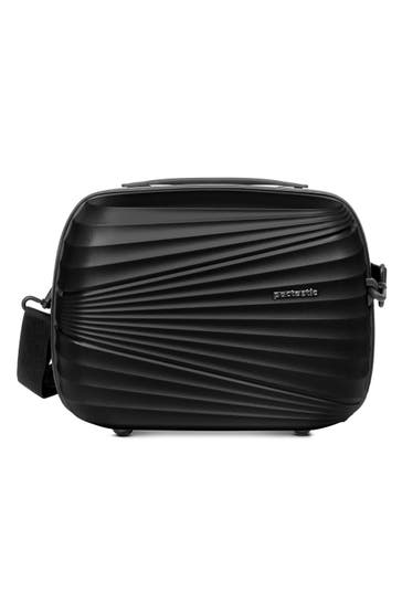 PACTASTIC Kulturbeutel black metallic