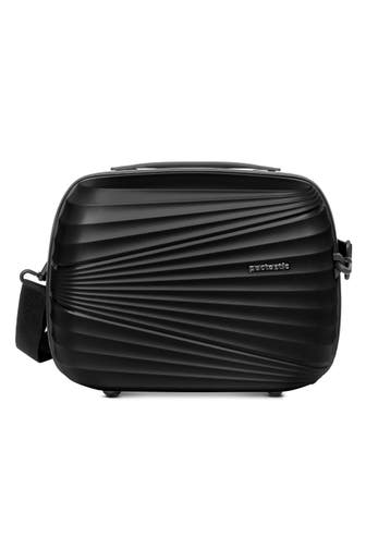 PACTASTIC Kulturbeutel black metallic