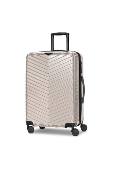 REDOLZ Koffer metallic-greige shiny