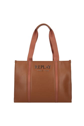 REPLAY Shopper caramel cafe