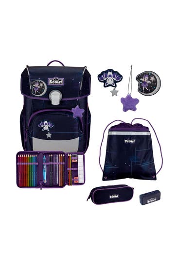 SCOUT Neo Exklusiv Safety Light Schulranzen-Set 5-teilig