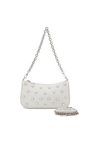 SEIDENFELT Handtasche bright white