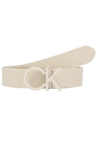 CALVIN KLEIN Gürtel dk ecru