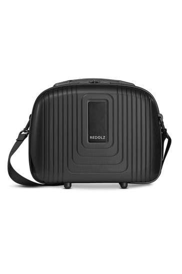 REDOLZ Kulturbeutel black metallic