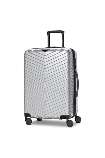 REDOLZ Koffer Metallic-Silver Shiny