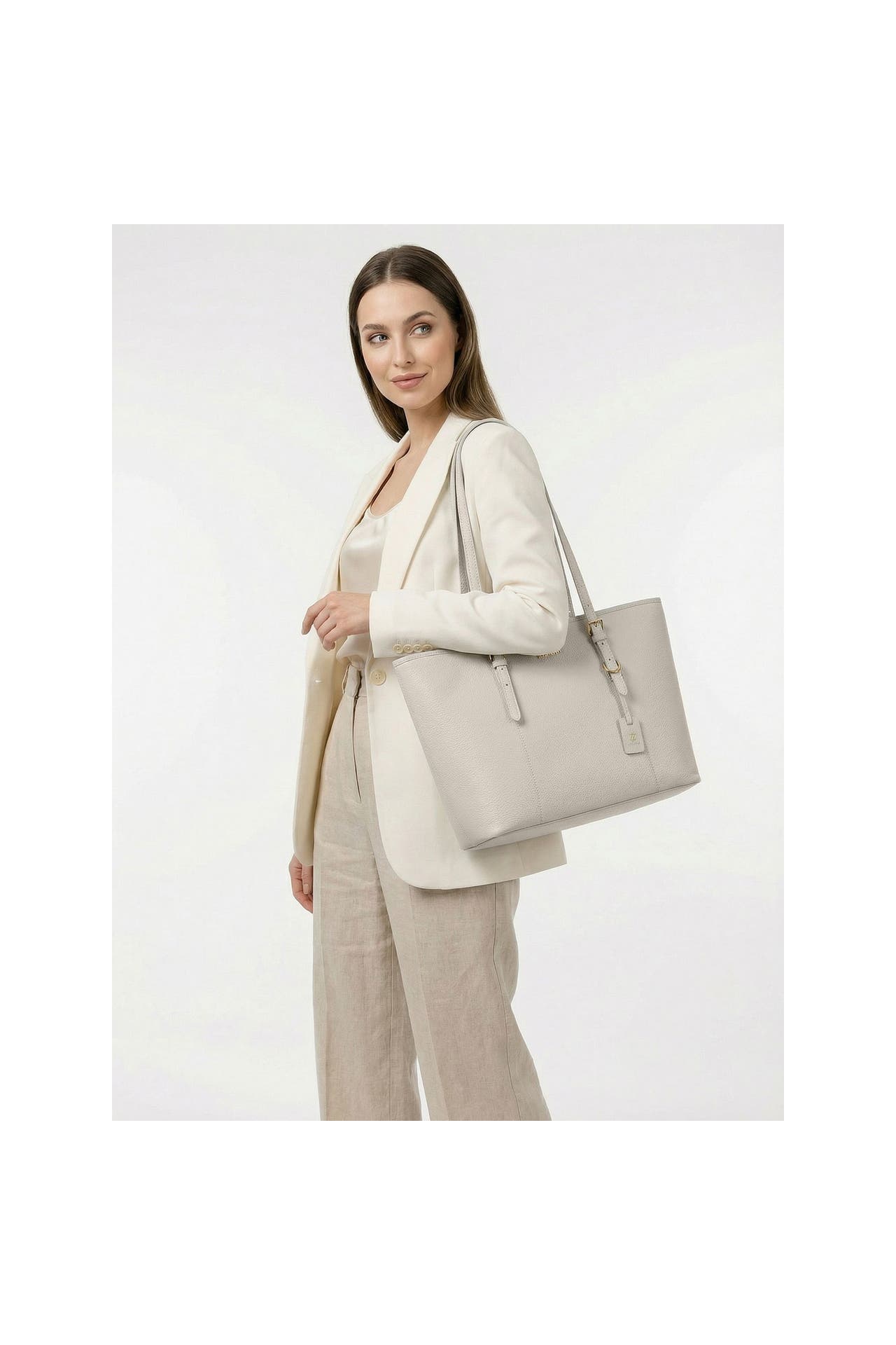 LAZAROTTI Shopper cream, Bild 1