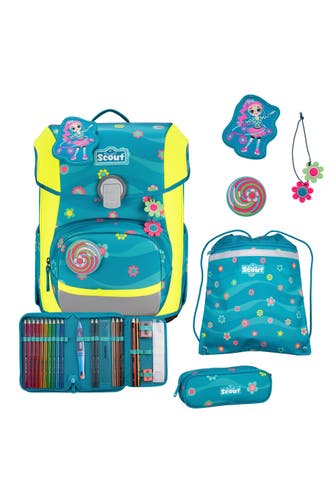 SCOUT Neo Schulranzen-Set 4-teilig