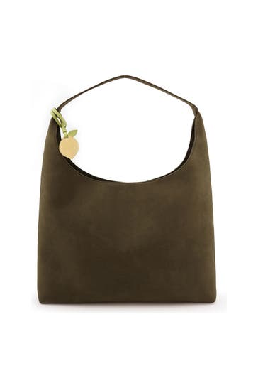 SEIDENFELT Handtasche olive