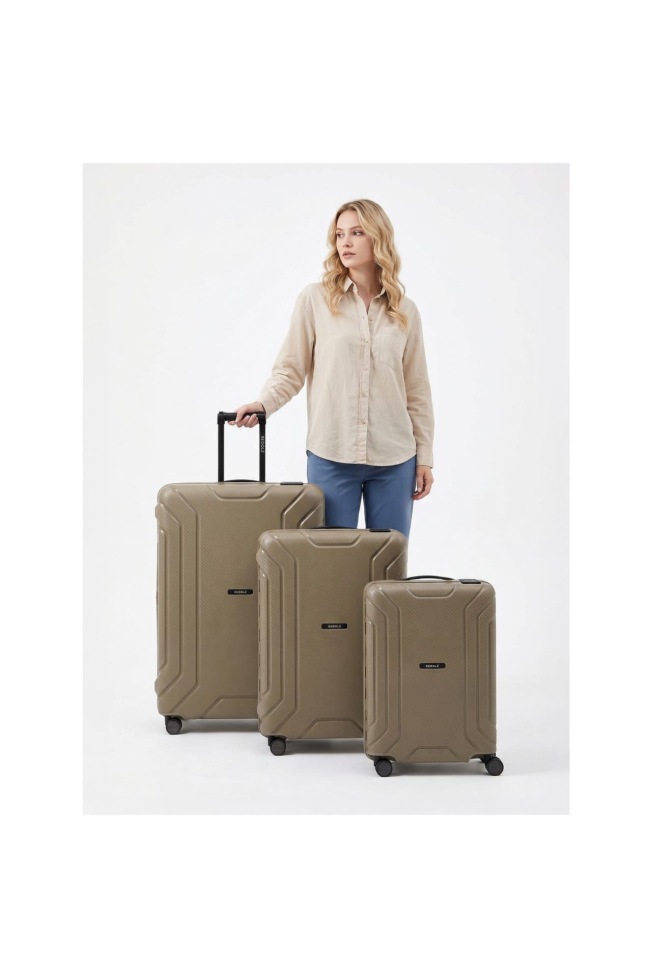 REDOLZ Koffer cool beige, Bild 1