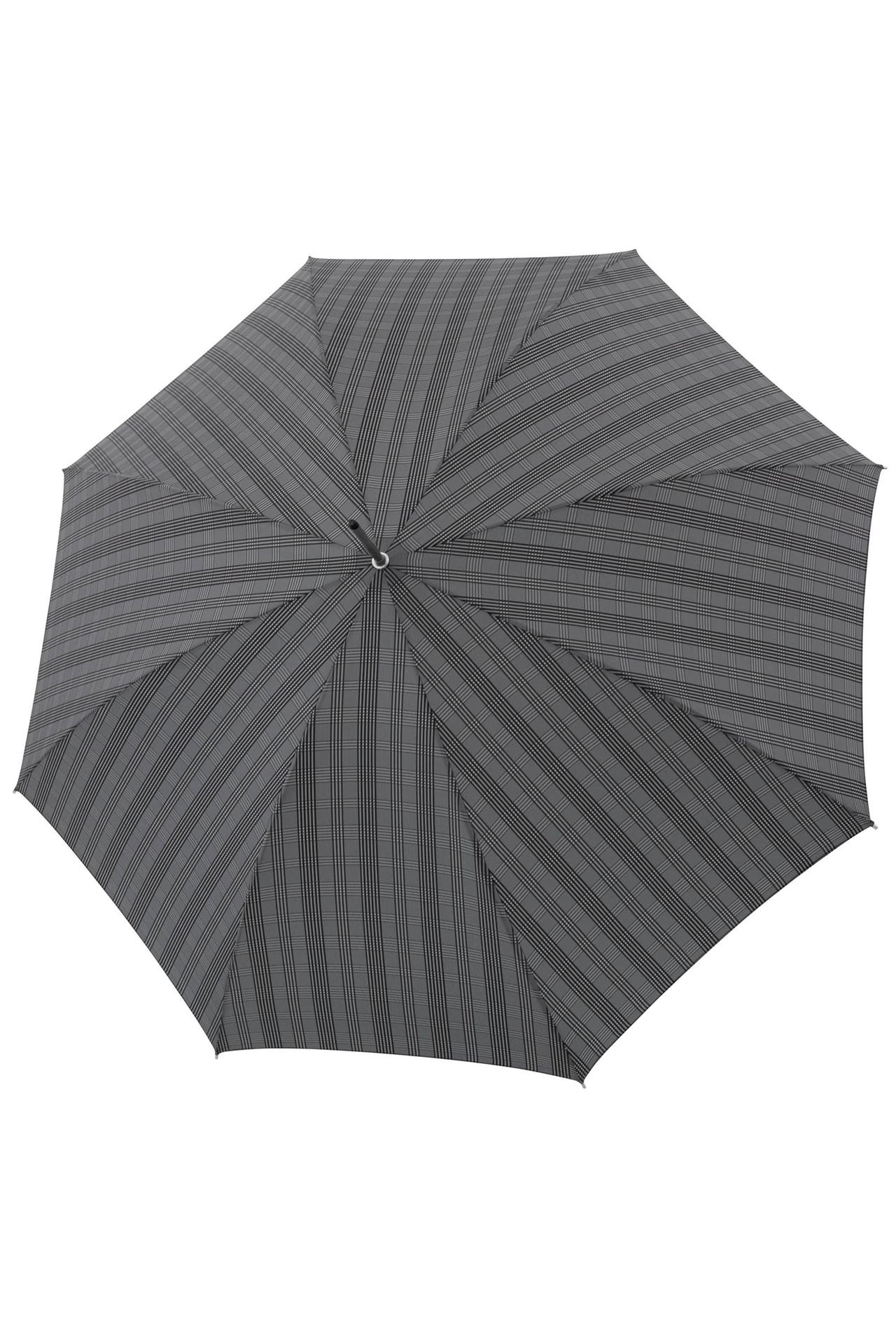 DOPPLER MANUFAKTUR Regenschirm grau karo, Bild 1