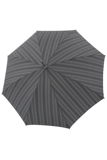 DOPPLER MANUFAKTUR Regenschirm grau karo