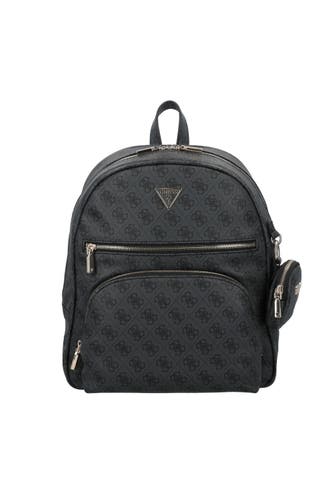 GUESS Rucksack coal logo