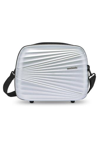 PACTASTIC Kulturbeutel silver metallic