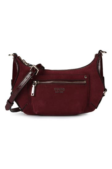 GUESS Umhängetasche burgundy