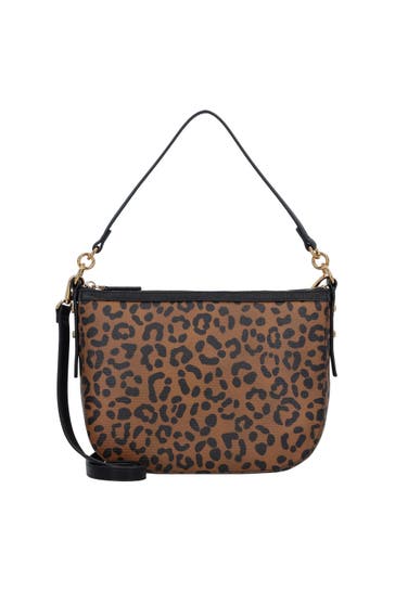 FOSSIL Handtasche black-leopard