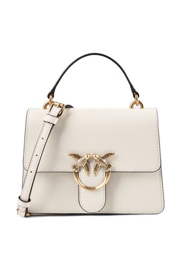 PINKO Handtasche bianco seta-antique gold
