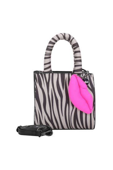 BUFFALO Handtasche zebra kiss grey