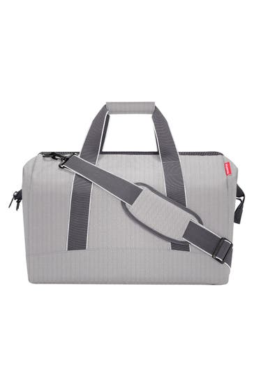 REISENTHEL Weekender herringbone grey