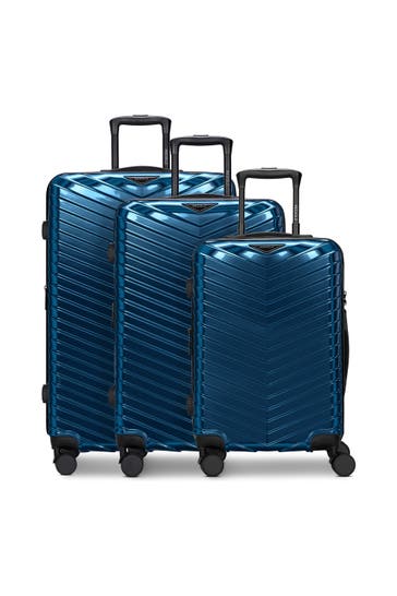 REDOLZ Koffer metallic-blue shiny