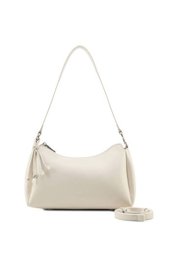 SEIDENFELT Umhängetasche cream