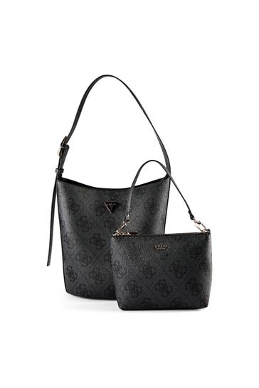 GUESS Handtasche coal logo