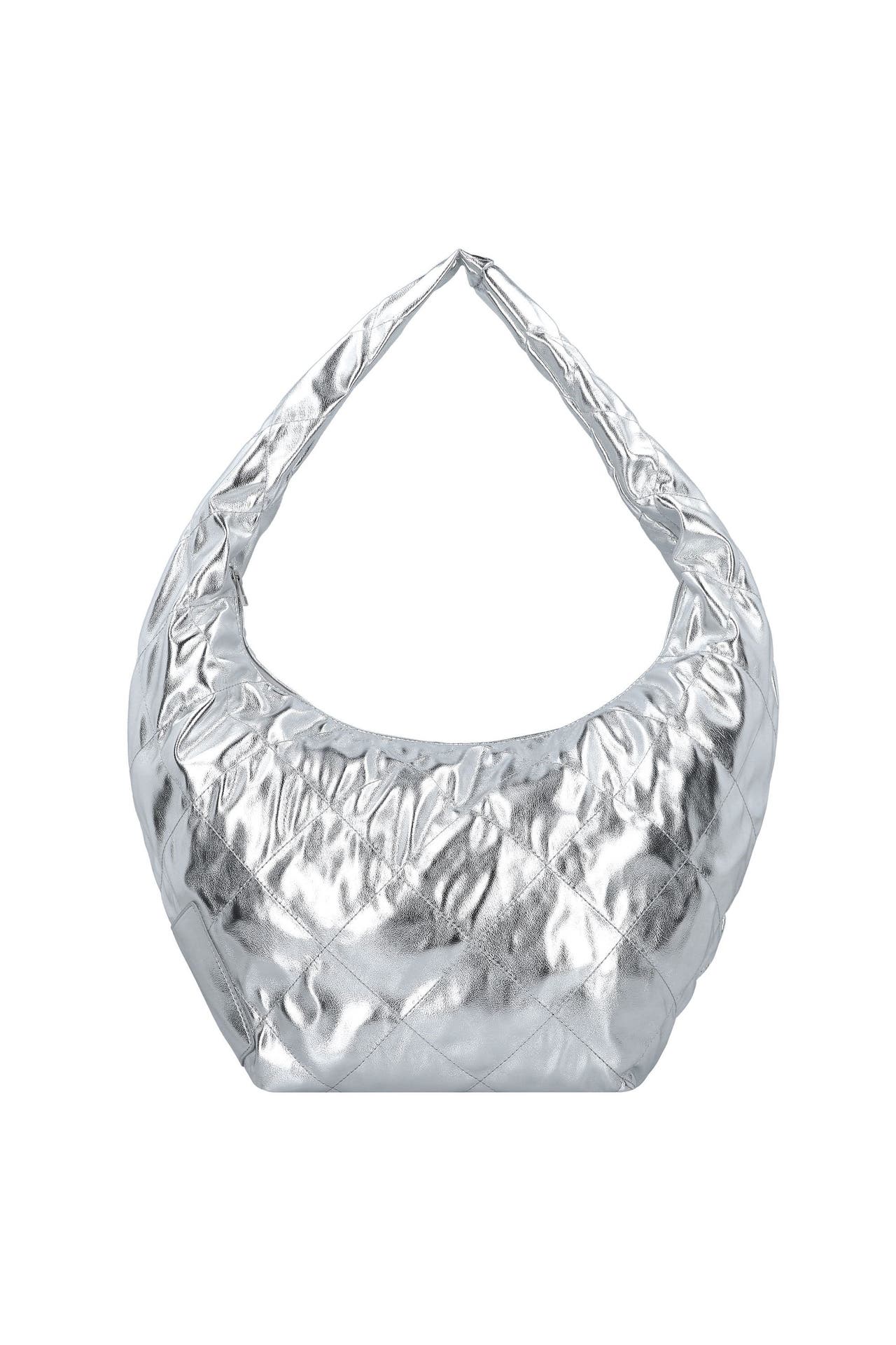 SEIDENFELT Handtasche silver, Bild 1