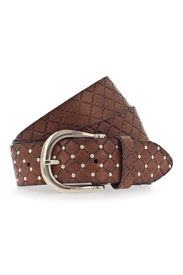 B.BELT Gürtel cognac