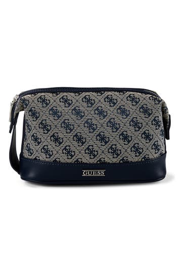 GUESS Kulturbeutel sand blue