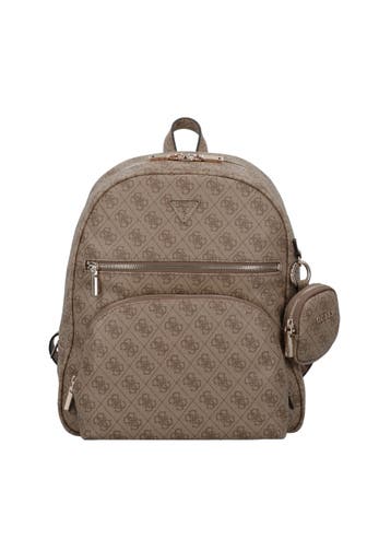 GUESS Rucksack latte logo
