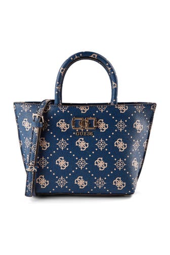 GUESS Handtasche navy logo