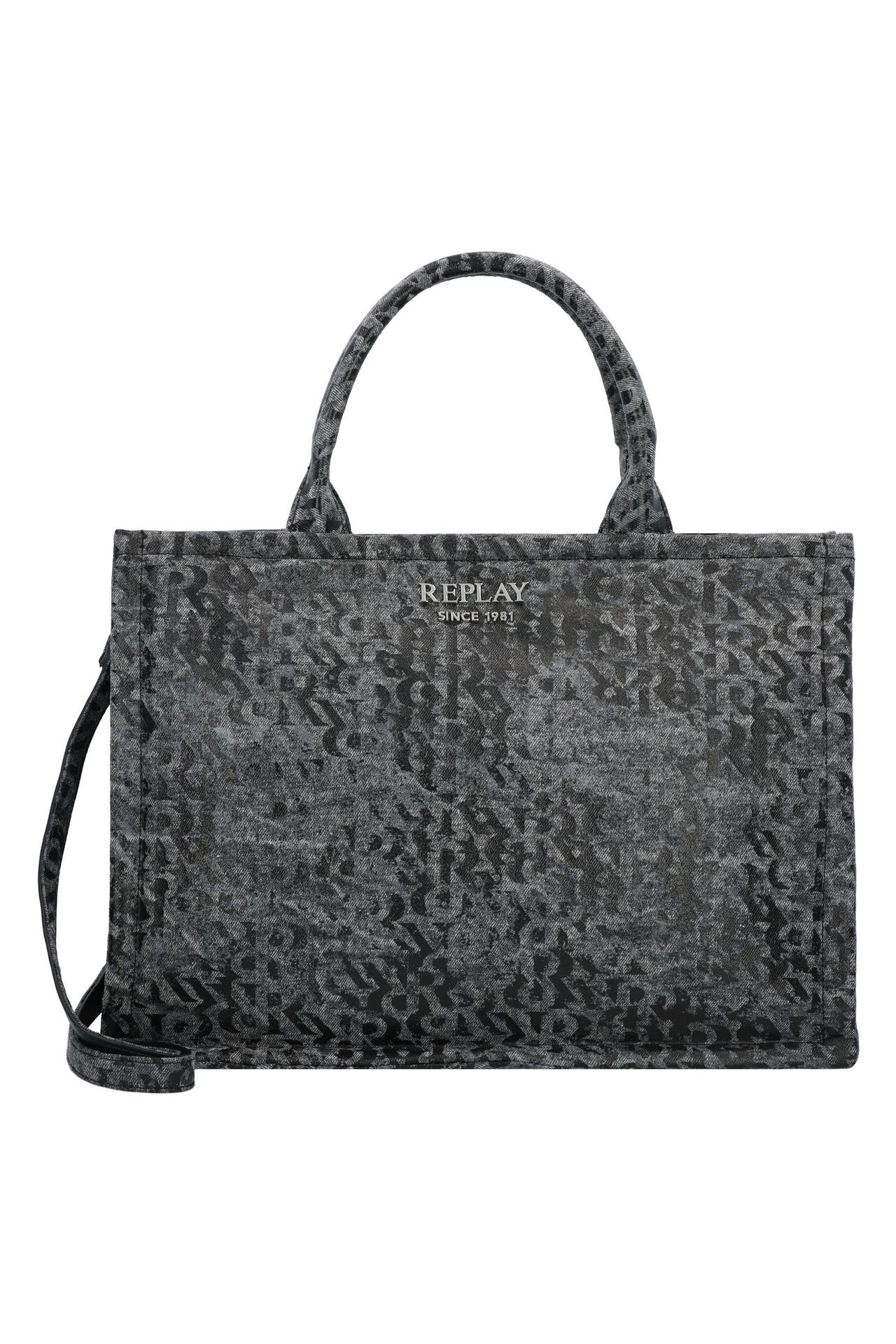 REPLAY Shopper washed black, Bild 1
