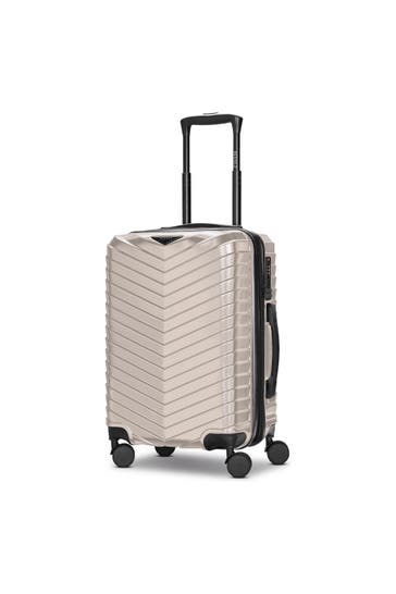 REDOLZ Koffer metallic-greige shiny