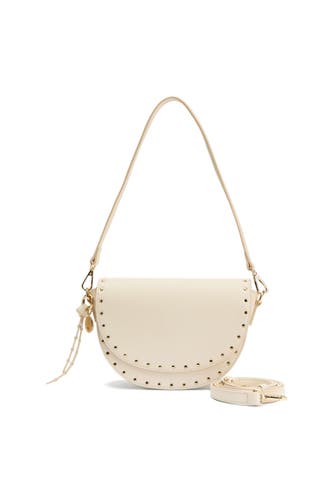SEIDENFELT Handtasche beige