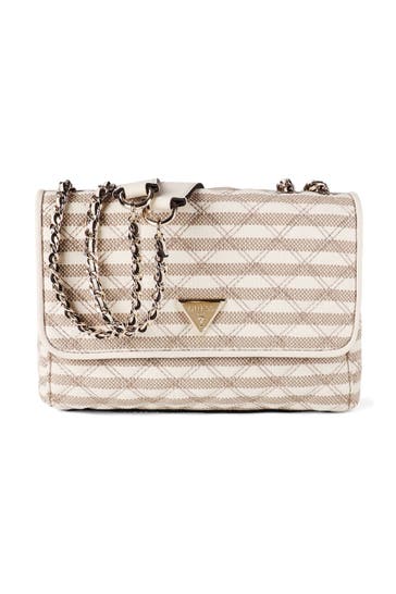 GUESS Umhängetasche taupe multi