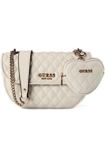GUESS Umhängetasche off white