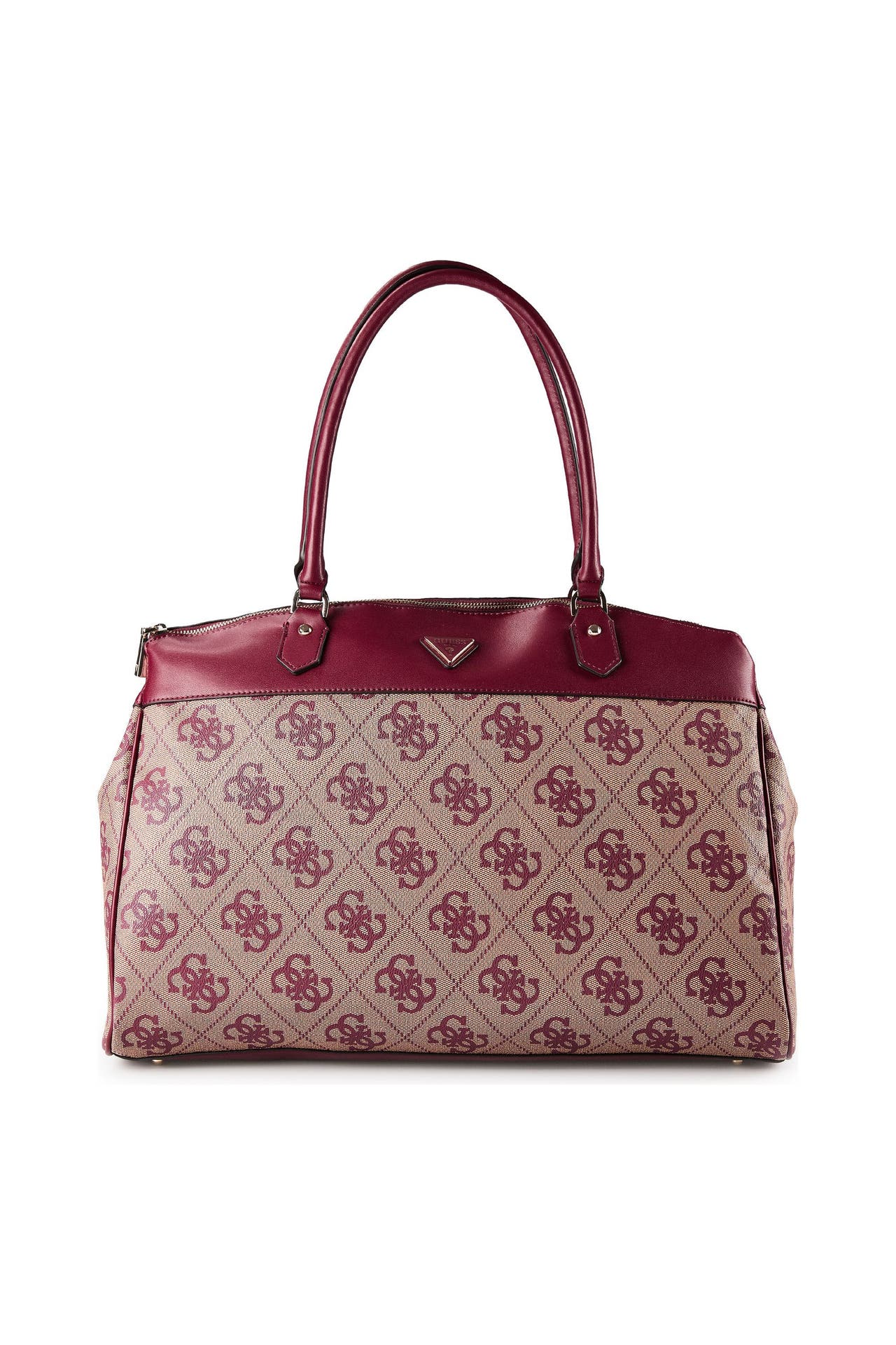 GUESS Handtasche burgundy logo, Bild 1
