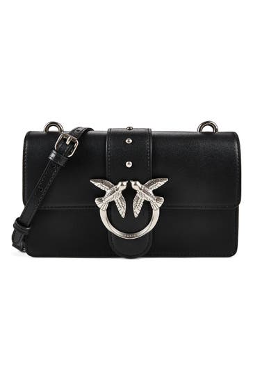 PINKO Umhängetasche nero-old silver