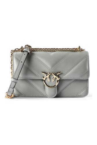 PINKO Umhängetasche grigio gold
