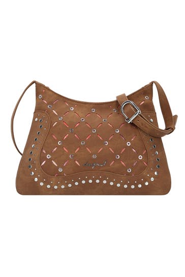 DESIGUAL Umhängetasche braun