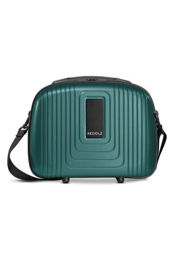 REDOLZ Kulturbeutel pearl-green metallic