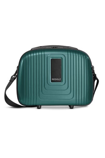 REDOLZ Kulturbeutel pearl-green metallic