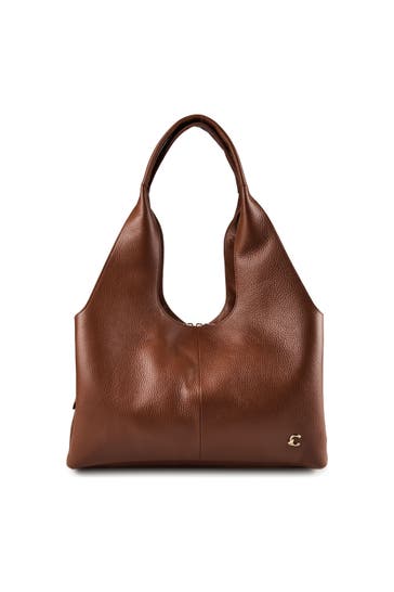 COCCINELLE Handtasche cognac