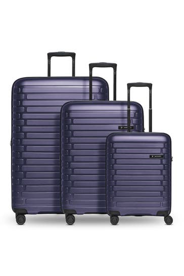 PACTASTIC Kofferset purple-metallic